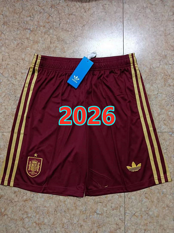 Spain Away Fans Version Shorts S-2XL