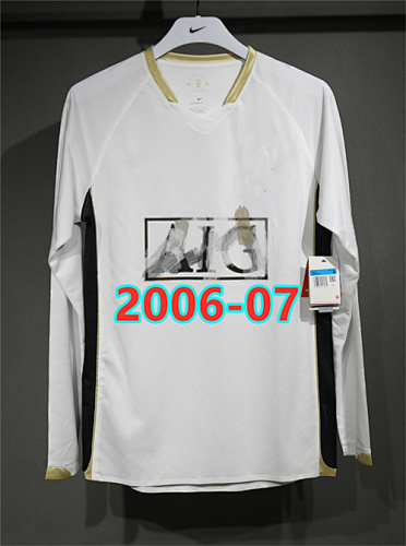 Manchester United Away Player Retro Long Jersey S-2XL