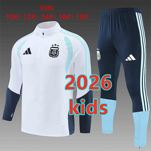 Argentina Kids Long Sleeve Tracksuit 10 -18