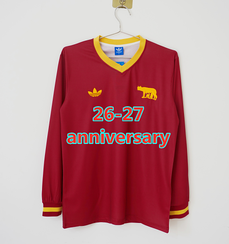 26-27 Roma Anniversary Long Sleeve Jersey S-2XL