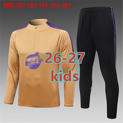 26-27 Barcelona Kids Long Sleeve Tracksuit 10 -18