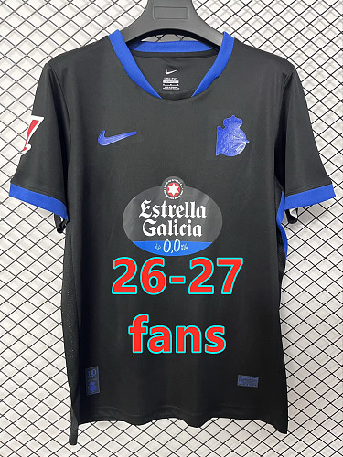 26-27 Deportivo Away Fans Version Jersey S-4XL