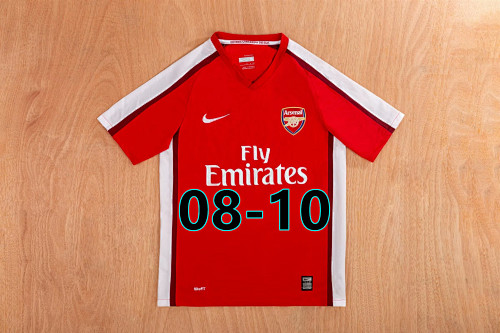 08-10 Arsenal Home Fans Version Retro Jersey S-2XL