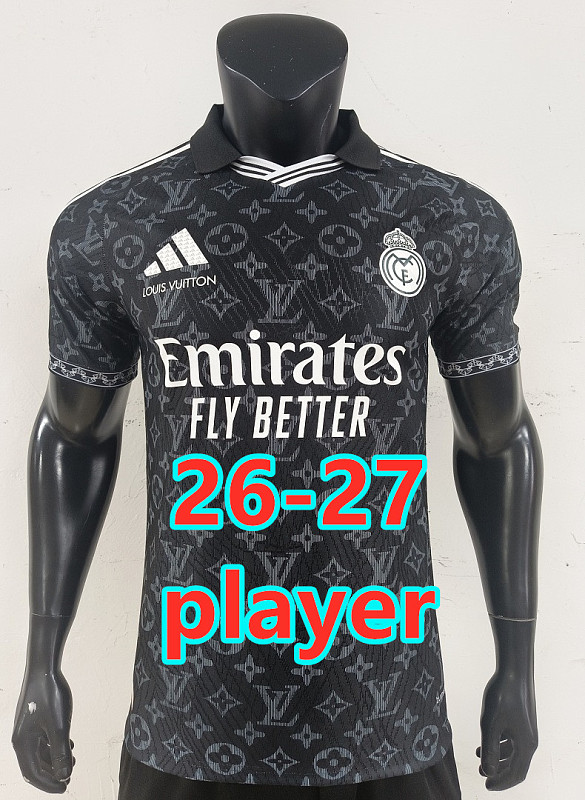 Louis Vuitton 26-27 Real Madrid Special Player Version Jersey S-2XL Polo