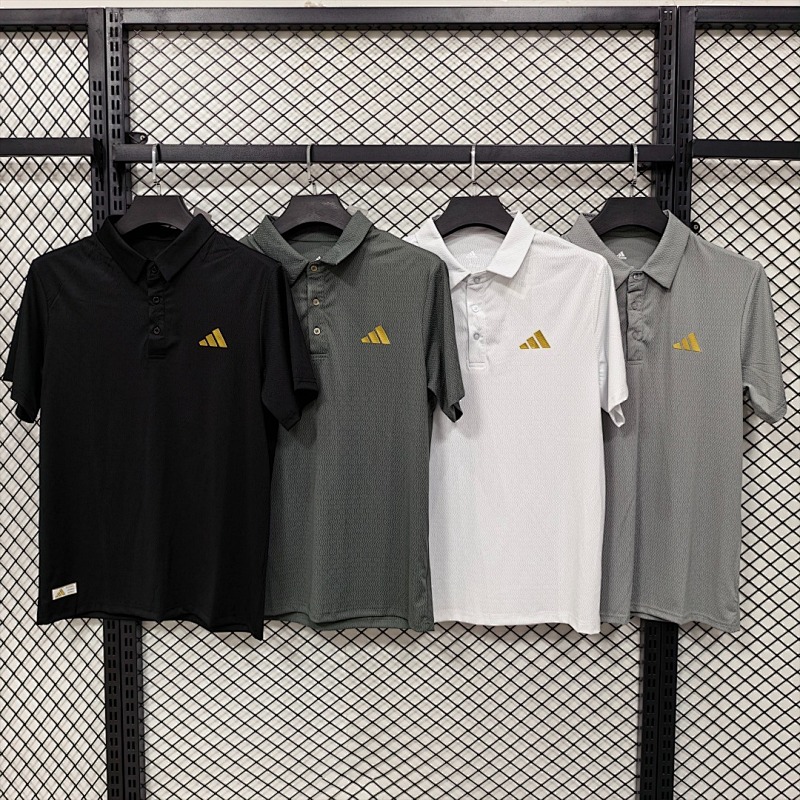 Adidas 26-27 A-D Short Sleeve Polo Jersey M-3XL Polo