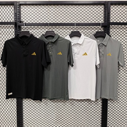 Adidas 26-27 A-D Short Sleeve Polo Jersey M-3XL Polo