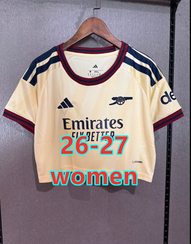 26-27 Arsenal Third Women Short Jersey S-2XL
