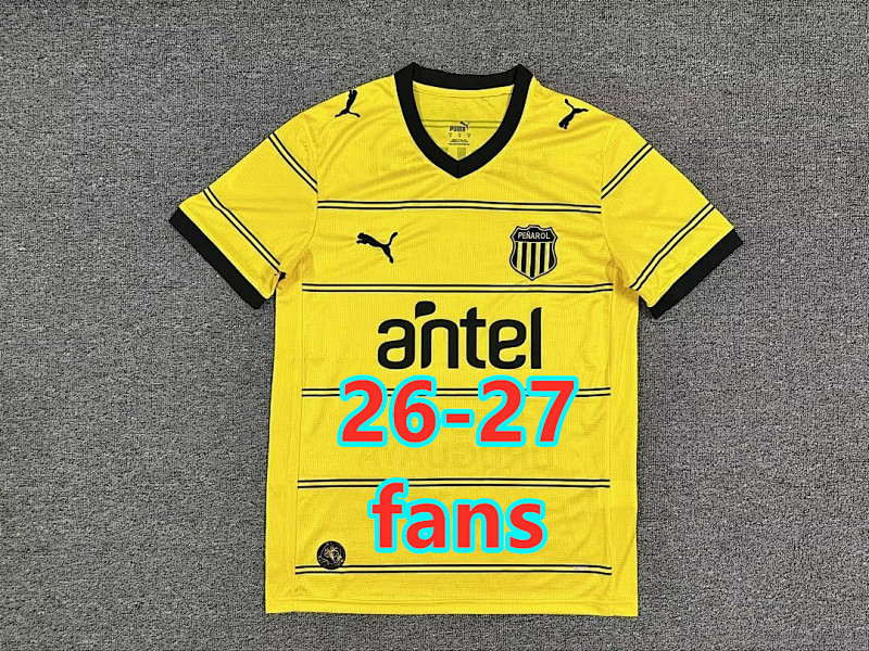 26-27 Peñarol Away Fans Version Jersey S-4XL