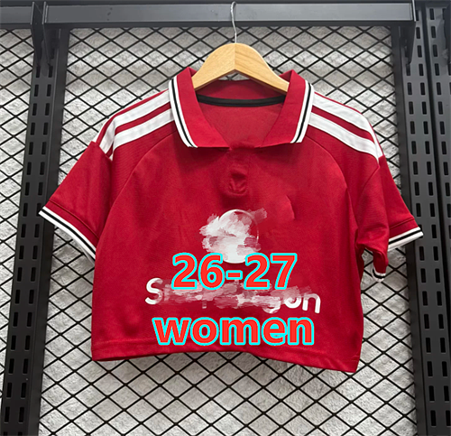 26-27 Manchester United Home Women Short Jersey S-2XL