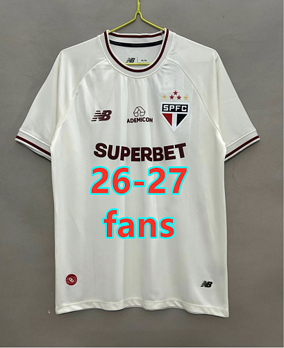 26-27 Sao Paulo Third Fans Version Jersey S-4XL