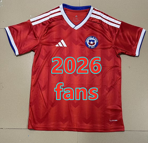 Chile Home Fans Version Jersey S-4XL