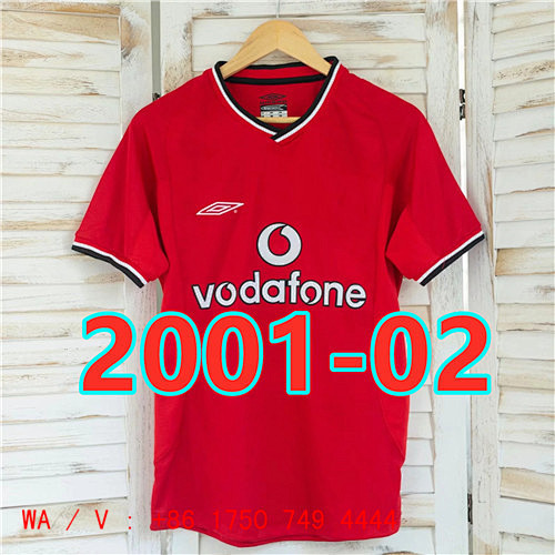 Manchester United Retro Home Jersey S-2XL