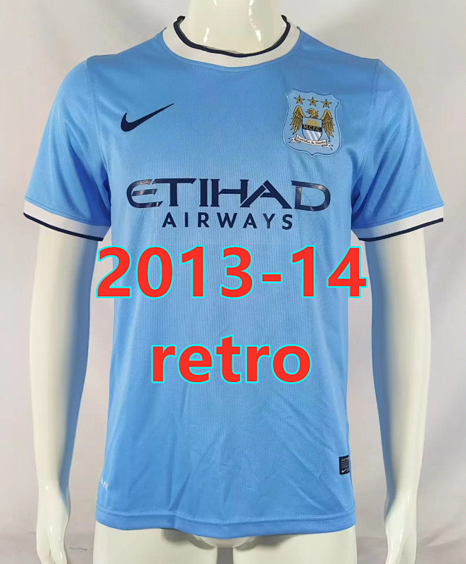 Manchester City Retro Home Jersey S-2XL