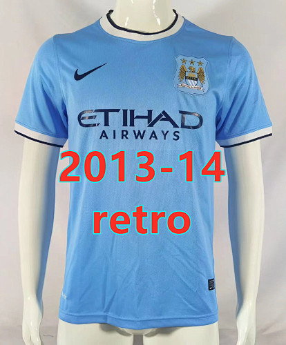 Manchester City Retro Home Jersey S-2XL