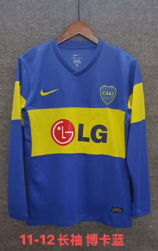 Boca Juniors Home Retro Long Jersey S-Xxl