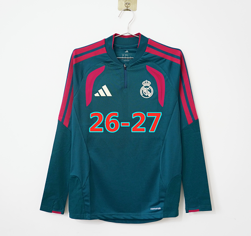 26-27 Real Madrid Player Version Long Sleeve Tracksuit S-3XL