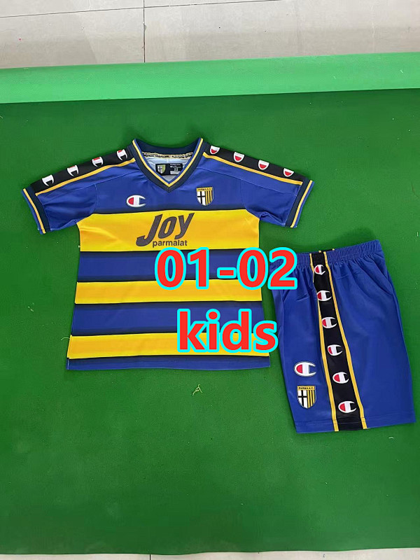 01-02 Parma Home Retro Kids Jersey+shorts Kit 16 -28
