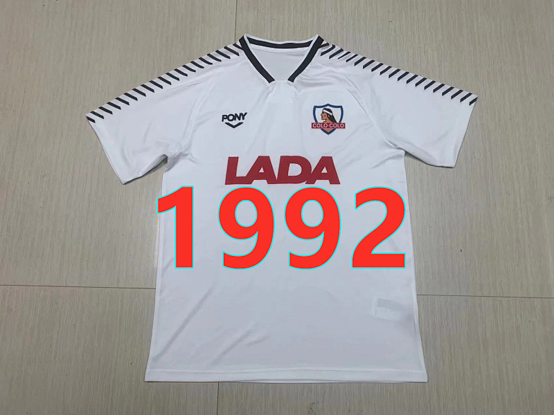 Colo-Colo Retro TopThai Quality Home Jersey S-2XL