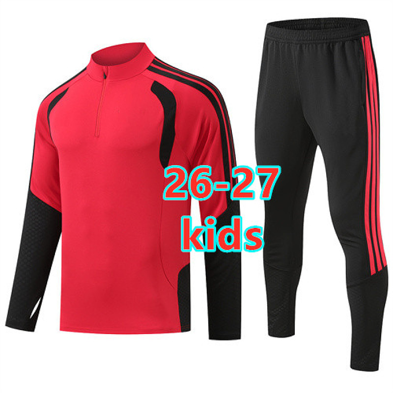 26-27 Manchester United Kids Long Sleeve Tracksuit 10 -18