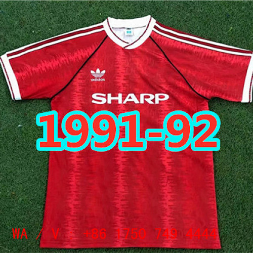 Manchester United Retro TopThai Quality Home Jersey S-2XL