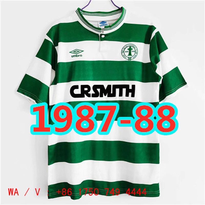 Celtic Retro TopThai Quality Home Jersey S-2XL
