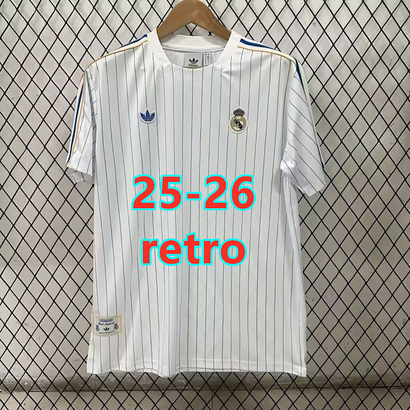 25-26 Real Madrid Retro T-shirt S-2XL T