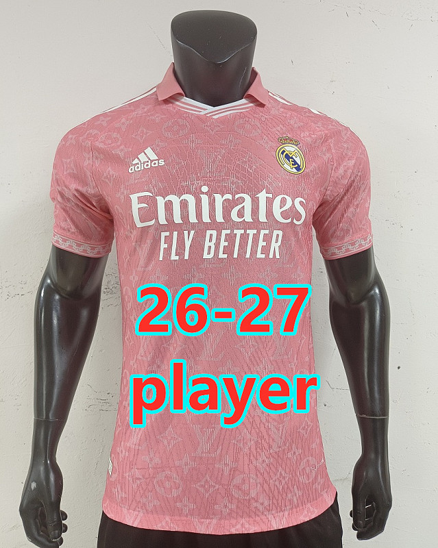 Louis Vuitton 26-27 Real Madrid Special Player Version Jersey S-2XL Polo
