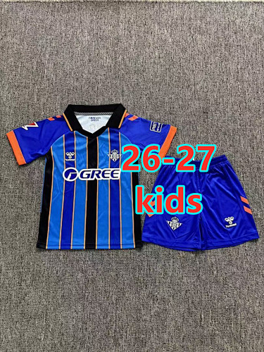 26-27 Real Betis Special Kids Jersey+shorts Kit 16 -28
