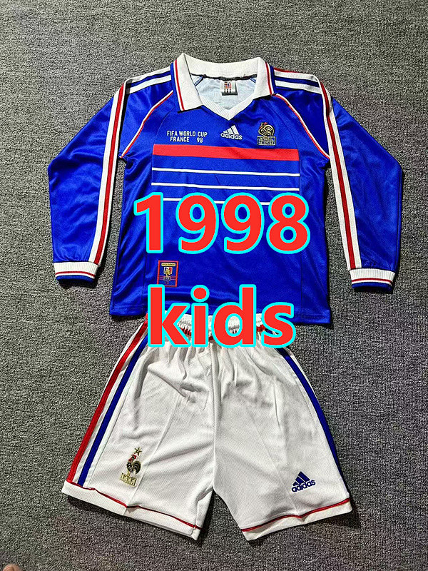 France Home Kids Retro Long+shorts 16 -28