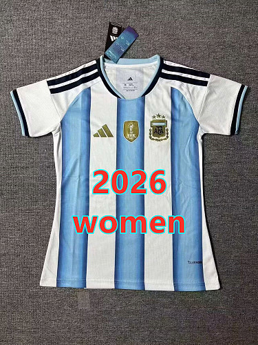 Argentina Home Women 2 Teams Jersey S-2XL 2