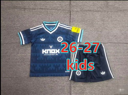 26-27 Newcastle United Away Kids Jersey+shorts Kit 16 -28