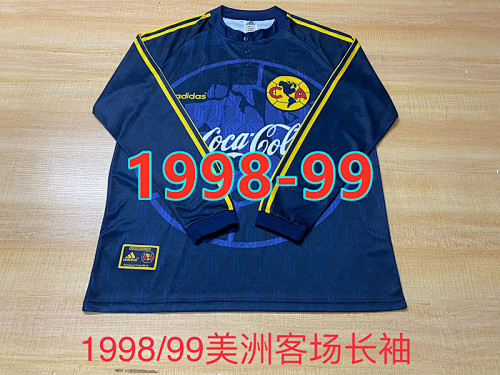 America Away Retro Long Sleeve Jersey S-2XL