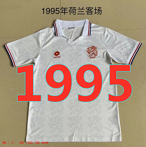 Netherlands Retro TopThai Quality Away Jersey S-2XL