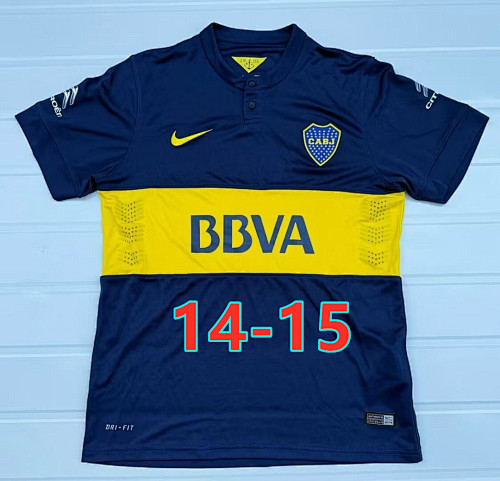 14-15 Boca Juniors Home Retro Jersey S-2XL