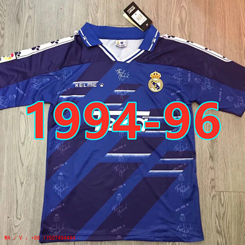 Real Madrid Retro TopThai Quality Away Jersey S-2XL