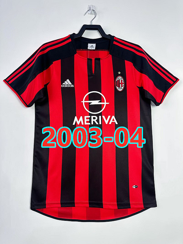 AC Milan Home Retro Jersey S-2XL AC