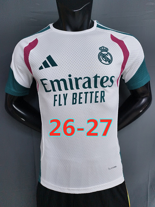 26-27 Real Madrid Training Player Version Jersey S-3XL