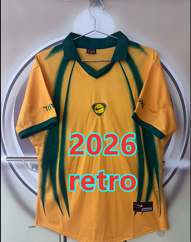 Brazil Retro Special Fans Version Jersey S-4XL