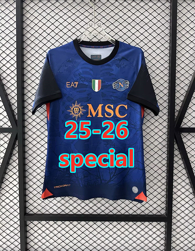 25-26 Napoli Special Fans Version Jersey S-4XL