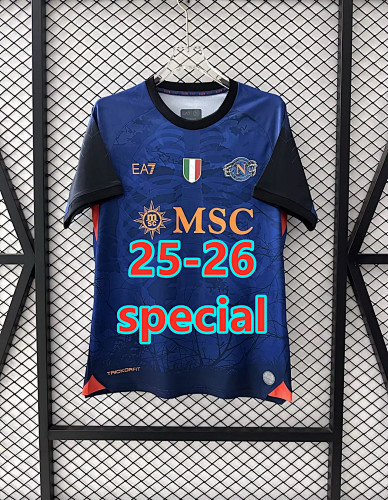 25-26 Napoli Special Fans Version Jersey S-4XL