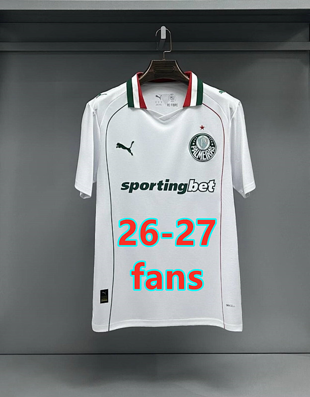 26-27 Palmeiras Away Fans Version Jersey S-4XL