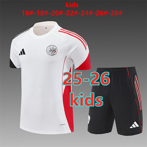 25-26 Ajax Kids Short Sleeve Tracksuit 16 -28