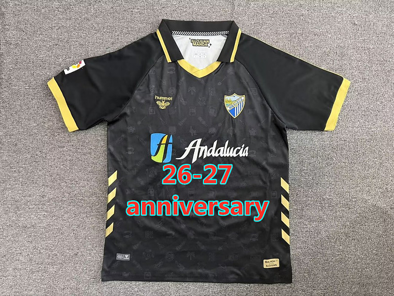 26-27 Malaga Anniversary Fans Version Jersey S-4XL