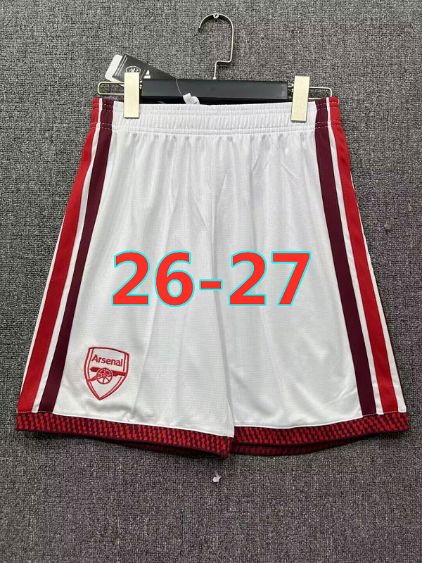 26-27 Arsenal Home Fans Version Shorts S-2XL