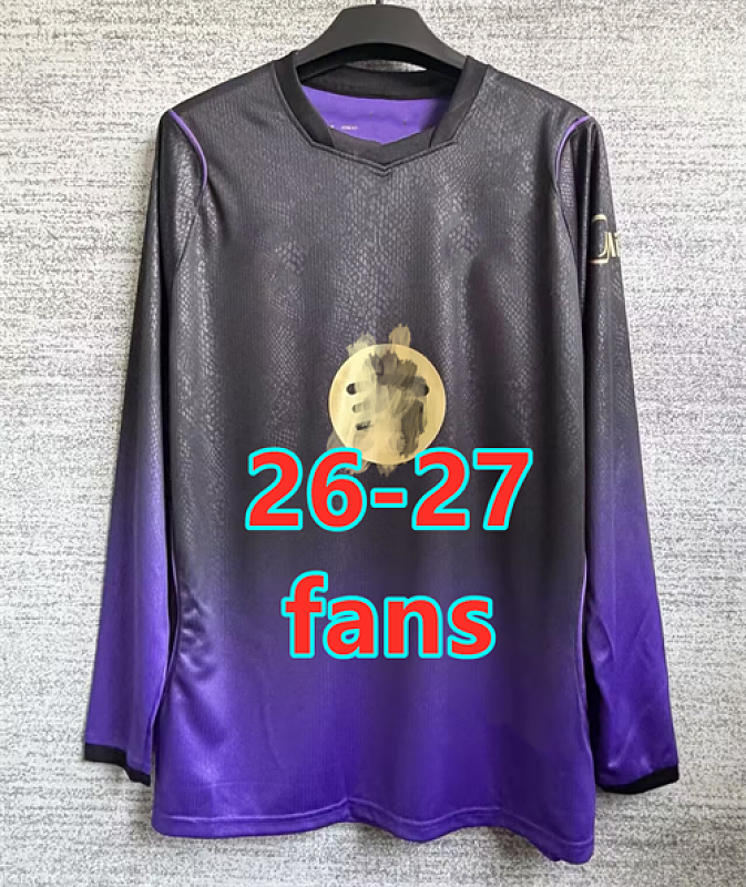26-27 Barcelona Away Fans Long Jersey S-4XL