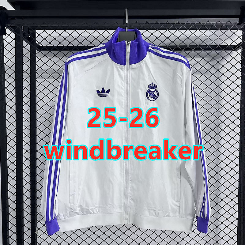 25-26 Real Madrid Windbreaker S-2XL