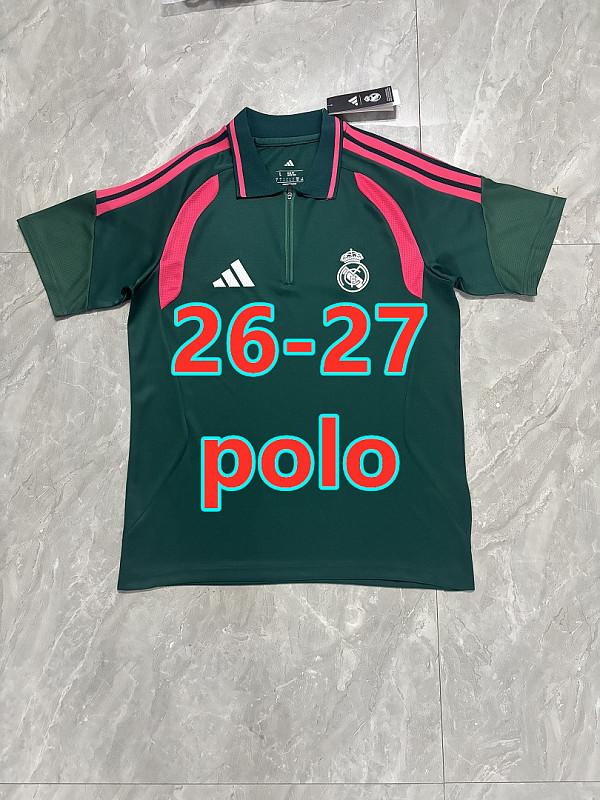 26-27 Real Madrid Polo Jersey S-3XL Polo