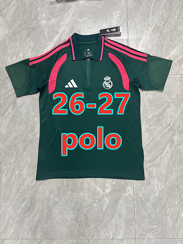 26-27 Real Madrid Polo Jersey S-3XL Polo