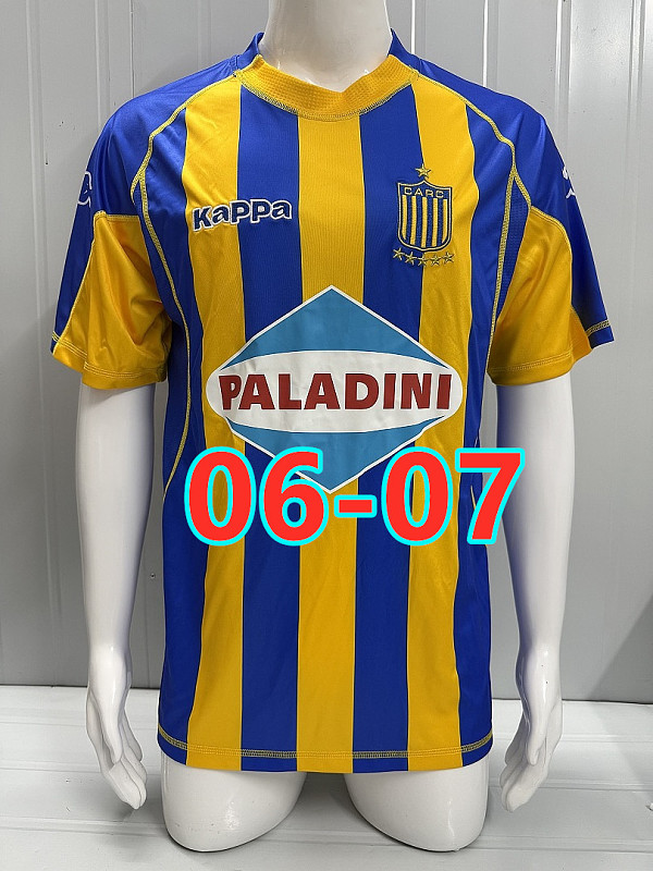 06-07 Rosario Central Home Retro Jersey S-2XL