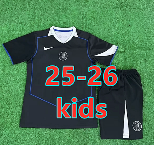 25-26 Chelsea Third Kids Jersey+shorts Kit 16 -28